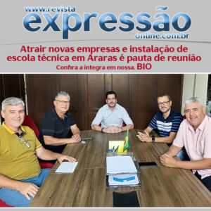 Leia mais sobre o artigo Atrair novas empresas e instalação de escola técnica em Araras é pauta de reunião