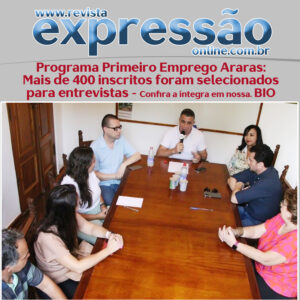 Leia mais sobre o artigo Programa Primeiro Emprego Araras: Mais de 400 inscritos foram selecionados para entrevistas