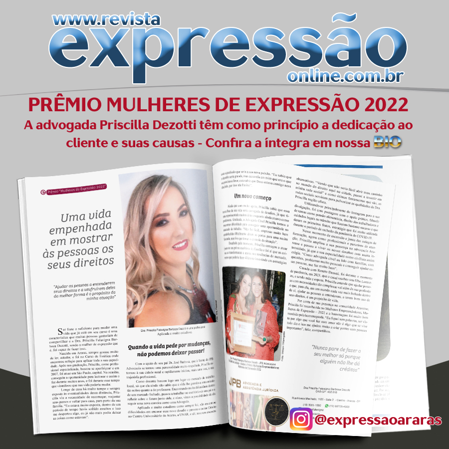 Leia mais sobre o artigo A 2ª edição da Revista Expressão Digital já está aqui no site, confira matérias na íntegra