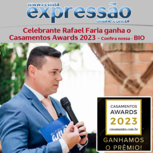Leia mais sobre o artigo Celebrante Rafael Faria ganha o Casamentos Awards 2023