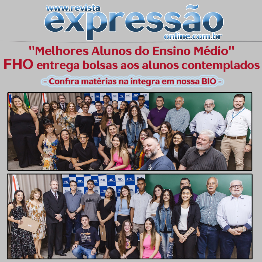 Leia mais sobre o artigo Programa da FHO “Bolsas Melhores Alunos do Ensino Médio” completa 10 anos. Em cerimônia realizada no último dia 29, a Instituição homenageou os alunos das escolas públicas contemplados com as bolsas de estudos em 2023.