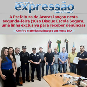 Leia mais sobre o artigo Prefeitura anuncia ações de segurança nas escolas do município. Em live realizada nesta segunda-feira (10), autoridades lançaram linha exclusiva para escolas contatarem as forças de segurança