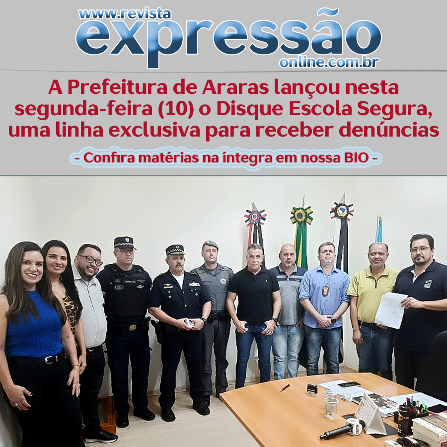 Leia mais sobre o artigo Prefeitura anuncia ações de segurança nas escolas do município. Em live realizada nesta segunda-feira (10), autoridades lançaram linha exclusiva para escolas contatarem as forças de segurança