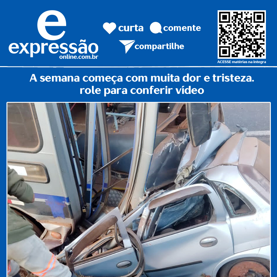 Leia mais sobre o artigo UMA GRANDE TRAGÉDIA. A semana começa com muita dor e tristeza.