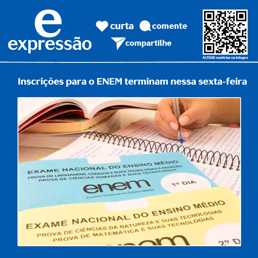 Leia mais sobre o artigo Inscrições para o ENEM terminam nessa sexta-feira