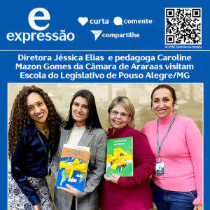 Leia mais sobre o artigo Diretora e pedagoga da Câmara de Araras visitam Escola do Legislativo de Pouso Alegre/MG. 