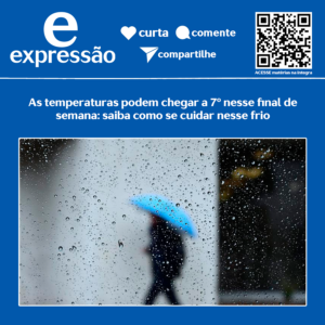 Leia mais sobre o artigo As temperaturas podem chegar a 7° nesse final de semana: saiba como se cuidar nesse frio