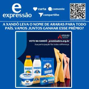 Leia mais sobre o artigo A XANDÔ LEVA O NOME DE ARARAS PARA TODO PAÍS. VAMOS JUNTOS GANHAR ESSE PRÊMIO?