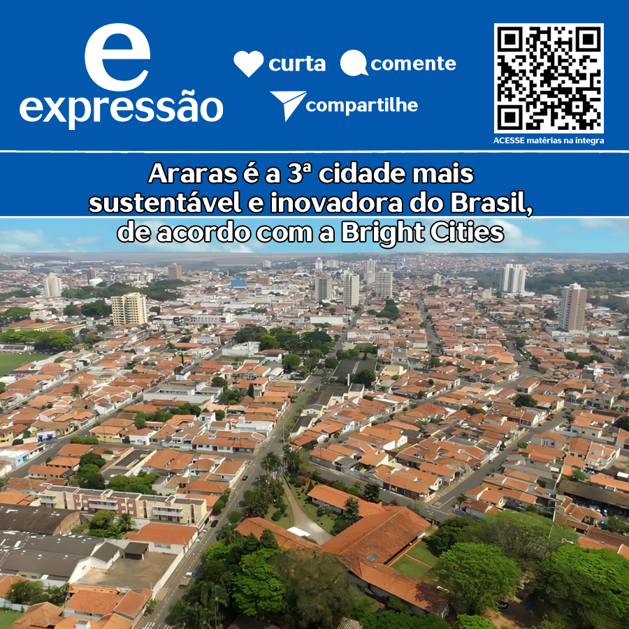 No momento, você está visualizando Araras é a 3ª cidade mais sustentável e inovadora do Brasil, de acordo com a Bright Cities