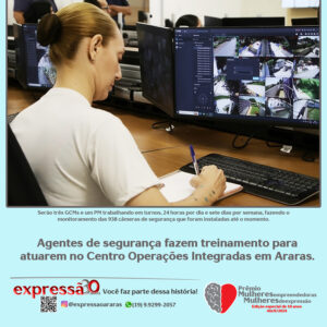 Leia mais sobre o artigo Agentes de segurança fazem treinamento para atuarem no Centro Operações Integradas em Araras
