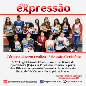 Leia mais sobre o artigo 23ª Legislatura da Câmara Jovem realiza 1ª Sessão Ordinária