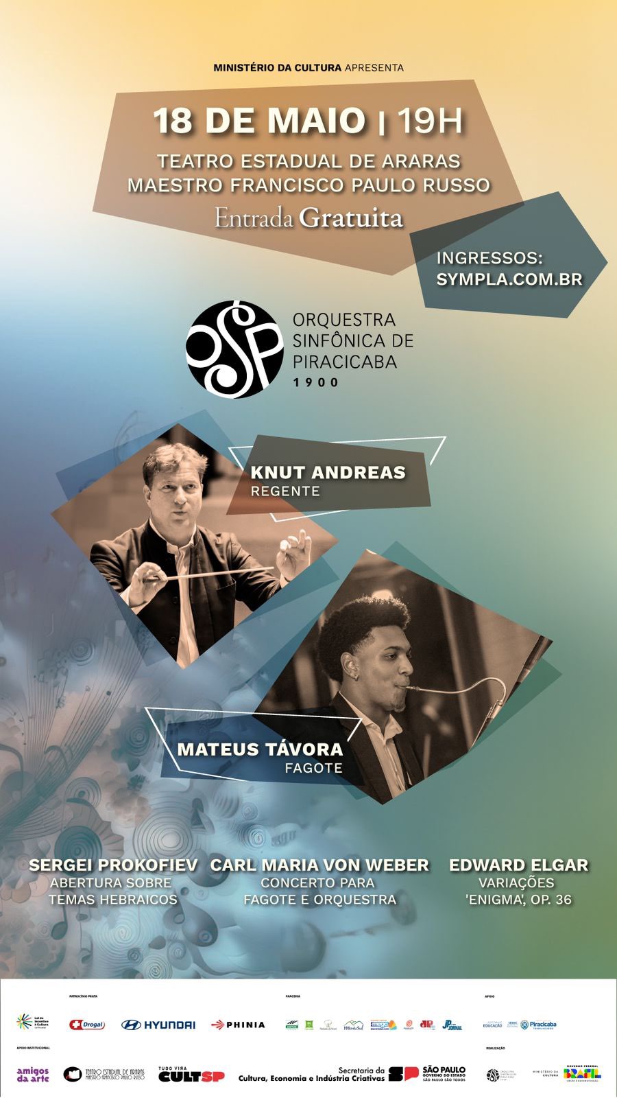 Leia mais sobre o artigo ORQUESTRA SINFÔNICA DE PIRACICABA SE APRESENTA EM ARARAS