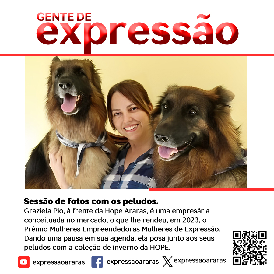 Leia mais sobre o artigo GENTE DE EXPRESSÃO – Sessão de fotos com os peludos.