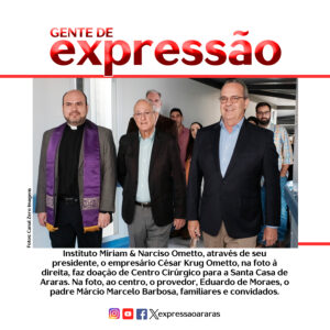 Leia mais sobre o artigo “A Santa Casa luta para sobreviver. Conclamo mais pessoas e empresas a contribuir com o hospital”, diz César Krug Ometto