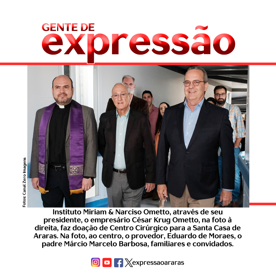 No momento, você está visualizando “A Santa Casa luta para sobreviver. Conclamo mais pessoas e empresas a contribuir com o hospital”, diz César Krug Ometto