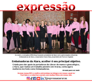 Leia mais sobre o artigo ALARA – Associação Laço Rosa de Araras, acolher é seu principal objetivo.