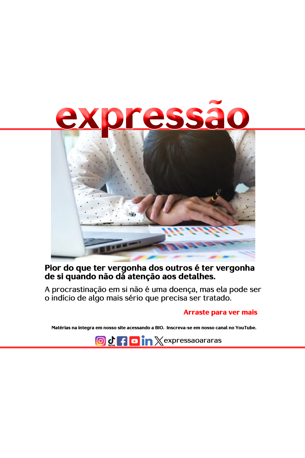 Leia mais sobre o artigo Confira alguns sinais de que você pratica a procrastinação.