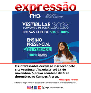 Leia mais sobre o artigo FHO abre inscrições para o Vestibular e Concurso de Bolsas 2025 com bolsas de 50% e 100%