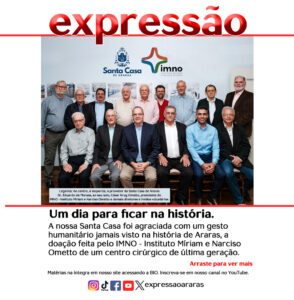 Leia mais sobre o artigo Santa Casa de Araras: forte, avançada e humana.
