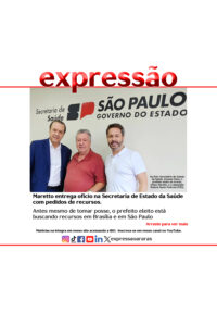 Leia mais sobre o artigo Maretto entrega ofício na Secretaria de Estado da Saúde com pedidos de recursos. Antes mesmo de tomar posse, o prefeito eleito está buscando recursos em Brasília e em São Paulo