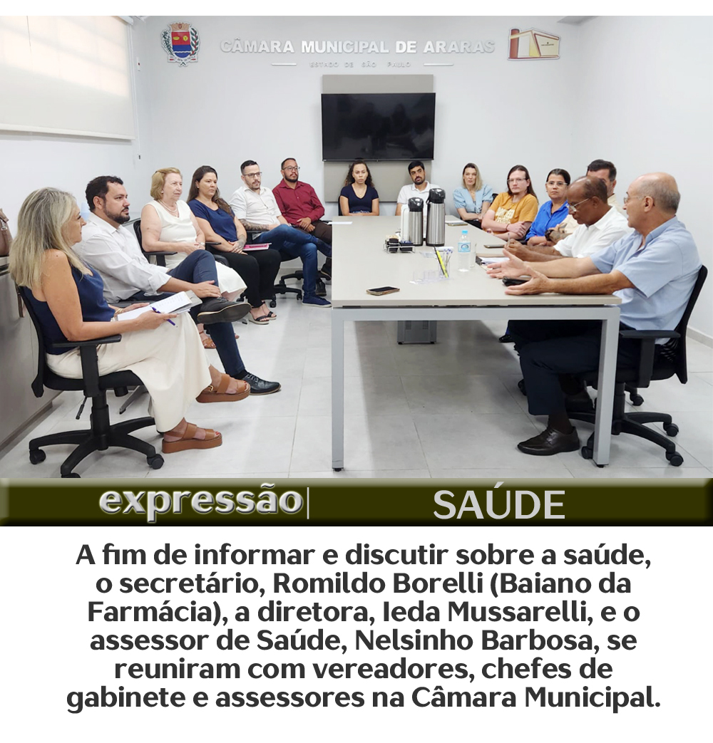 Leia mais sobre o artigo Vereadores recebem Secretário para discutir demandas da Saúde