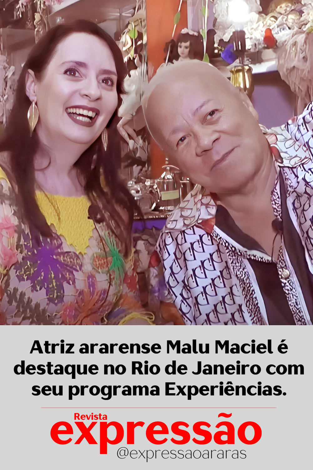 No momento, você está visualizando Holofote para a apresentadora e atriz ararense Malu Maciel.