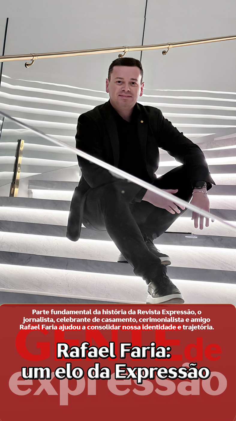 Leia mais sobre o artigo Rafael Faria é parte essencial da história da Revista Expressão.