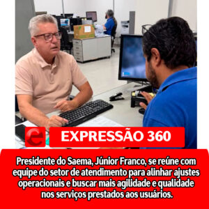 Leia mais sobre o artigo Gestão próxima: presidente do SAEMA acompanha atendimento e discute melhorias no serviço à população